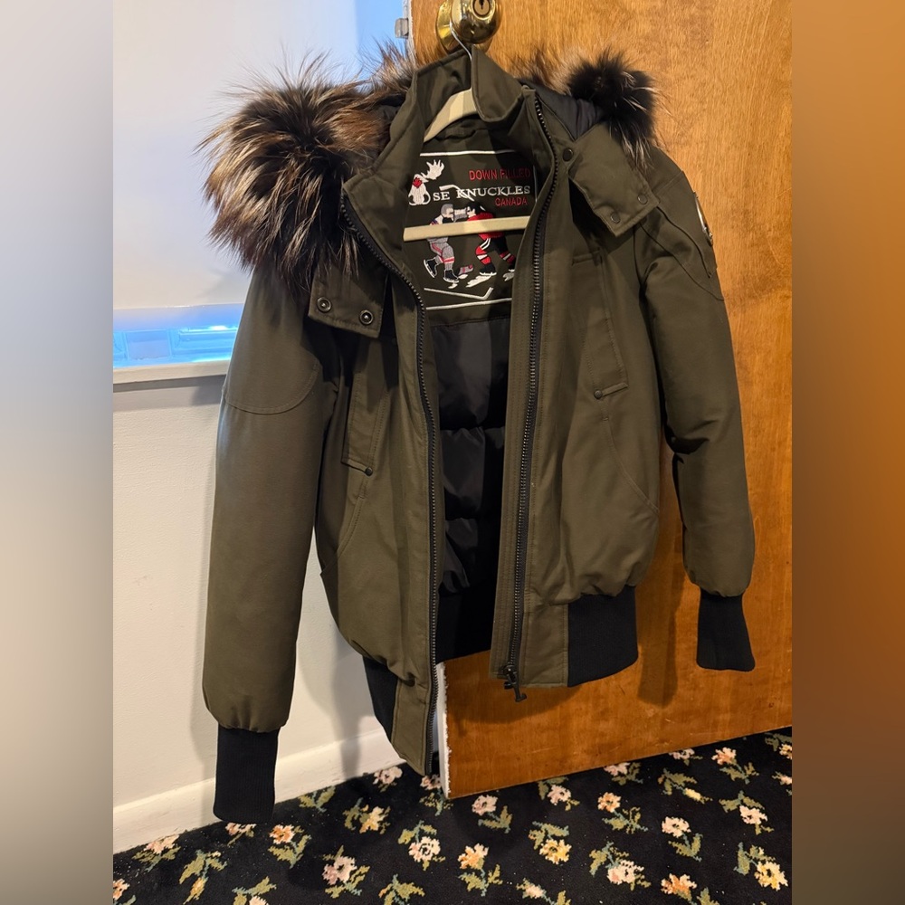 Moose knuckles down puffer jacket